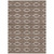 3' X 5' Brown And Beige Geometric Washable Indoor Outdoor Area Rug Transitional Style - Brown, Beige Color
