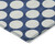 3' X 5' Navy Blue And Ivory Polka Dot Washable Indoor Outdoor Area Rug