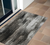 3' X 5' Gray and Black Abstract Washable Non Skid Indoor Outdoor Area Rug
