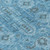 5' X 8' Sky Blue And Gray Oriental Washable Indoor Outdoor Area Rug
