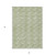 3' X 5' Green And Ivory Geometric Washable Indoor Outdoor Area Rug Transitional Style - Green, Ivory Color