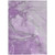 5' X 8' Lilac Abstract Washable Non Skid Indoor Outdoor Area Rug