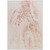 5' X 8' Salmon And Ivory Abstract Washable Indoor Outdoor Area Rug - 880016437461