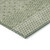 3' X 5' Green And Ivory Chevron Washable Indoor Outdoor Area Rug Modern Style - Green, Ivory Color