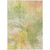 3' X 5' Green And Yellow Abstract Washable Indoor Outdoor Area Rug