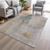 3' X 5' Beige And Taupe Abstract Washable Indoor Outdoor Area Rug - 880016440911