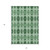 5' X 8' Emerald And Green Moroccan Washable Indoor Outdoor Area Rug
