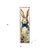36" Off White And Blue White Solid Wood Bunny Porch Sign
