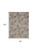 8' X 10' Brown And Ivory Palm Leaf Indoor Outdoor Area Rug
