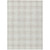 5' X 8' Ivory And Beige Plaid Washable Indoor Outdoor Area Rug