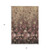 3' X 5' Taupe Brown And Pink Floral Washable Indoor Outdoor Area Rug