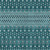 3' X 5' Teal Blue Aqua And Ivory Tribal Washable Indoor Outdoor Area Rug