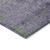 3' X 5' Purple And Green Abstract Washable Indoor Outdoor Area Rug - Purple, Green