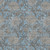 5' X 8' Blue Gray And Silver Floral Washable Indoor Outdoor Area Rug
