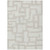 5' X 8' Ivory And Beige Abstract Washable Indoor Outdoor Area Rug Transitional Style - Ivory, Beige Color