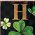 36" Black Gold And Green Home St Patrick's Day Solid Wood Porch Sign