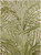 8' X 11' Ivory And Green Palm Leaf Indoor Outdoor Area Rug - Ivory, Green