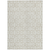 3' X 5' Ivory And Beige Geometric Washable Indoor Outdoor Area Rug