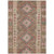 5' X 8' Brown Geometric Washable Indoor Outdoor Area Rug - Brown