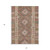 5' X 8' Brown Geometric Washable Indoor Outdoor Area Rug - Brown
