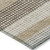 3' X 5' Beige And Ivory Striped Washable Indoor Outdoor Area Rug - Beige, Ivory