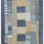 3' X 5' Navy Blue Beige And Ivory Geometric Washable Indoor Outdoor Area Rug