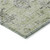 3' X 5' Artichoke Green Beige And Gray Damask Washable Indoor Outdoor Area Rug