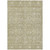3' X 5' Taupe And Beige Floral Washable Indoor Outdoor Area Rug Transitional Style - Taupe, Beige Color