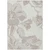 3' X 5' Ivory Beige And Taupe Floral Washable Indoor Outdoor Area Rug - Ivory, Beige, Taupe