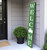 72" Green Solid Wood Welcome St Patrick's Day Porch Sign