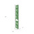 72" Green Solid Wood Welcome St Patrick's Day Porch Sign