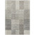 3' X 5' Beige Ivory And Taupe Striped Washable Indoor Outdoor Area Rug