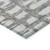 5' X 8' Silver Taupe And Gray Striped Washable Indoor Outdoor Area Rug