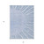 3' X 5' Denim Blue And Sky Blue Abstract Washable Indoor Outdoor Area Rug Transitional Style - Denim Blue, Sky Blue Color