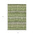3' X 5' Olive Green And Gray Striped Washable Indoor Outdoor Area Rug Transitional Style - Olive Green, Gray Color