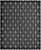 8' X 10' Black And Ivory Geometric Indoor Outdoor Area Rug - Black, Ivory