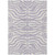 3' X 5' Lavender And Ivory Animal Print Washable Indoor Outdoor Area Rug