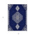 5' X 8' Navy Blue Gray And Brown Oriental Washable Indoor Outdoor Area Rug