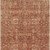 5' X 8' Orange Copper And Terra Cotta Oriental Washable Indoor Outdoor Area Rug