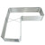 12" X 60" Silver Steel L Shape Raised Garden Bed