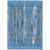 3' X 5' Blue And Ivory Striped Washable Indoor Outdoor Area Rug Transitional Style - Blue, Ivory Color