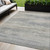 5' X 8' Linen And Beige Abstract Washable Indoor Outdoor Area Rug