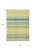 3' X 5' Yellow Denim Blue And Sky Blue Striped Washable Indoor Outdoor Area Rug