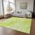 5' X 8' Artichoke Green And Lime Green Nautical Washable Indoor Outdoor Area Rug