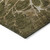 5' X 8' Chocolate And Gray Abstract Washable Indoor Outdoor Area Rug