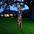 42" Black And Orange Trick or Treat Halloween Skeleton Solid Wood Garden Stake