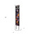 42" Black And Orange Trick or Treat Halloween Skeleton Solid Wood Garden Stake