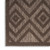 4' X 6' Dark Brown And Light Brown Geometric Indoor Outdoor Area Rug