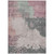 5' X 8' Blush Sage And Charcoal Abstract Washable Indoor Outdoor Area Rug