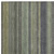 2' X 3' Sage Striped Washable Non Skid Indoor Outdoor Area Rug